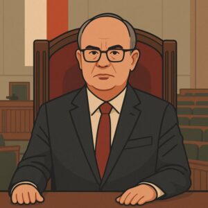 Włodzimierz Czarzasty jako marszałek Sejmu – ilustracja 2D