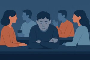 Samotność wśród ludzi – ilustracja artykułu Wiesia