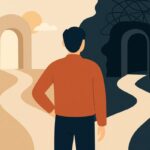 Why we choose the wrong people – symbolic illustration of relationship patterns